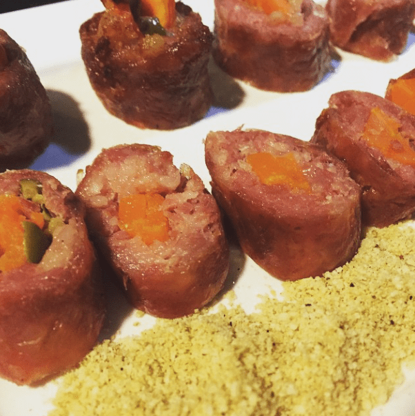 Airfryer Stuffed Sausage